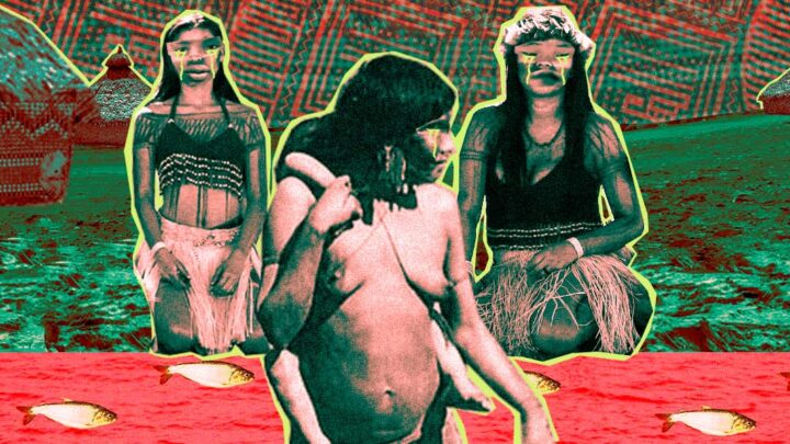 mulheres indígenas contaminadas do ventre ao fim da vida - Link para a matéria: https://azmina.com.br/reportagens/mercurio-no-sangue-de-mulheres-indigenas/ -