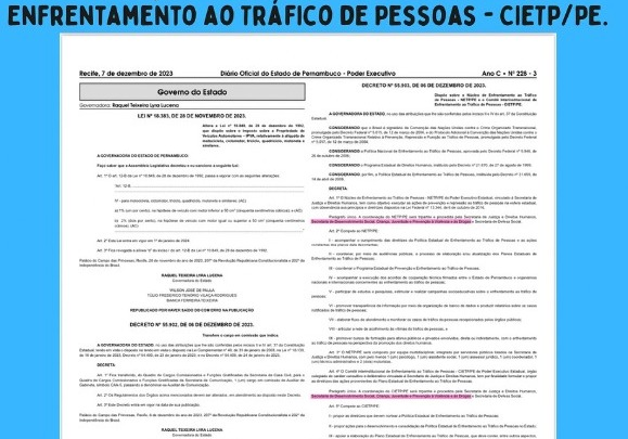 Recriado o Comitê Interinstitucional de Enfrentamento ao Tráfico de Pessoas